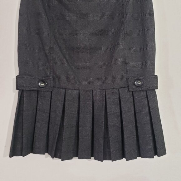 Vintage Y2K BCX Plaid Pleated Skirt Juniors Size 7 Academia Preppy Twee Classic - Picture 4 of 7